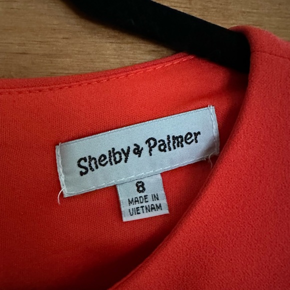 Coral Fluttern Sleeve Dress size 8 - Picture 3 of 5